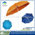 1.8M promotion polyester easy sunshade flag beach umbrella